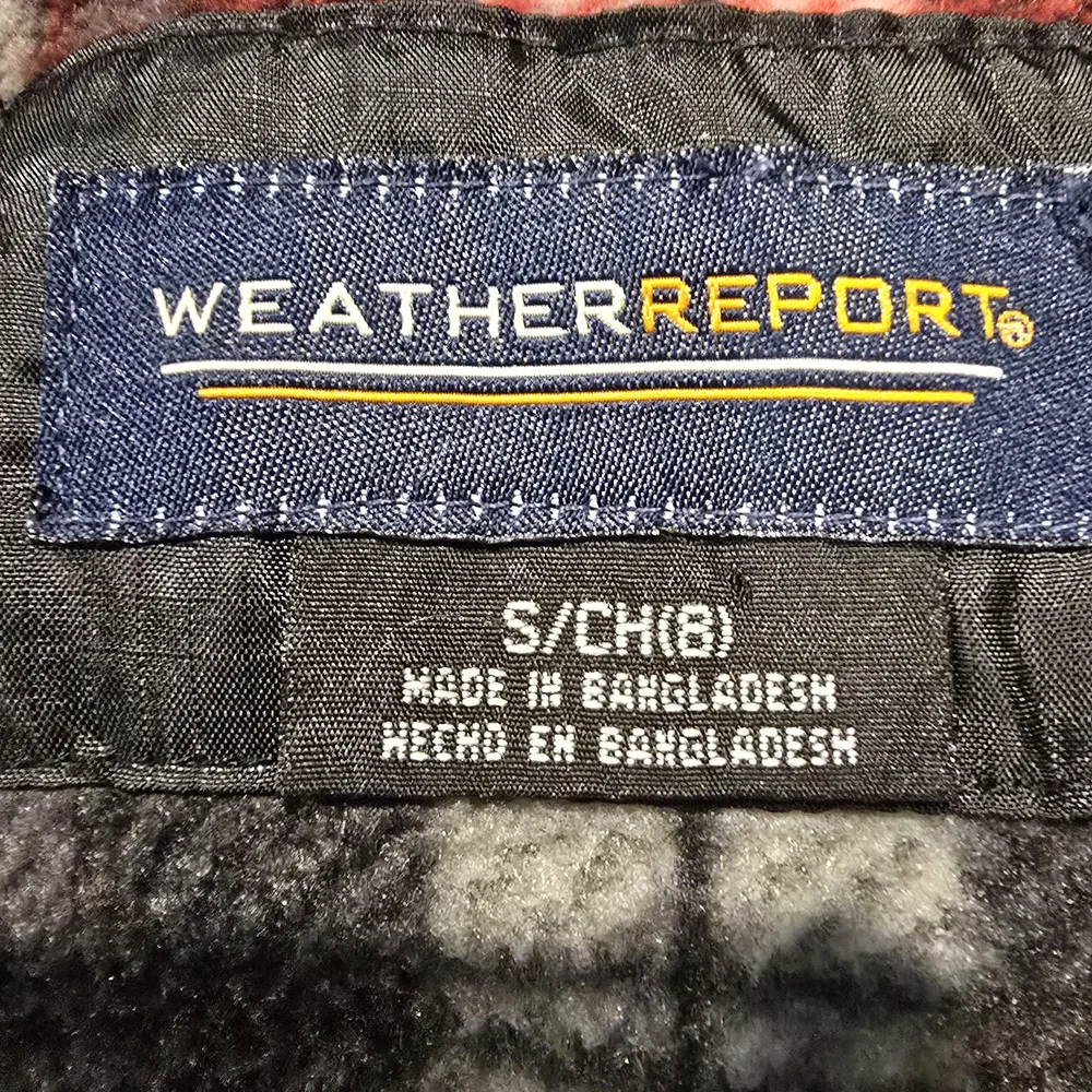 Weathersport Women's Black Quilted Vest Fleece Lined Filled Sz S 8